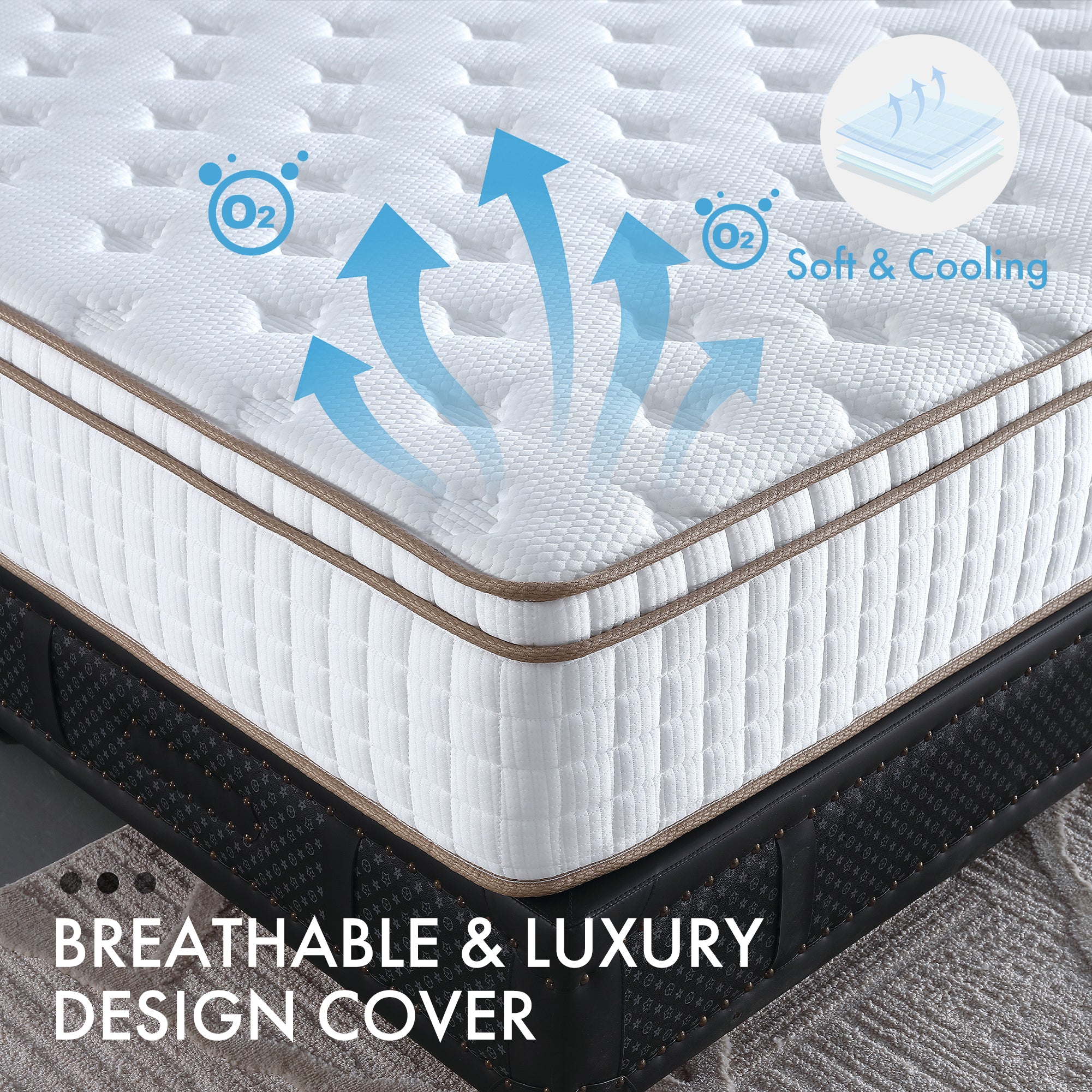 Premium Firm Spring Mattress | 10-Year Warranty | Emily's Homeware